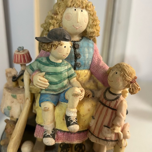 San Francisco Music Box Co 1997 Ruth Ninneman Mother’s Resin Music Box - Picture 7 of 14